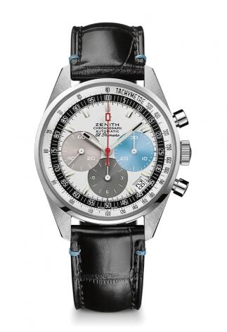 Replica Zenith Watch El Primero A386 Revival White Gold 65.O386.400/69.C820 Replica Zenith Watch El Primero A386 Revival White Gold 65.O386.400/69.C820